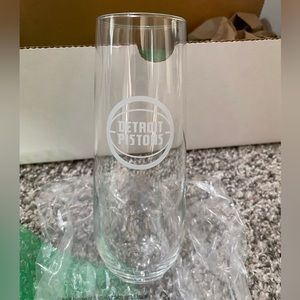 Detroit Pistons Champagne Glasses Set of 2
